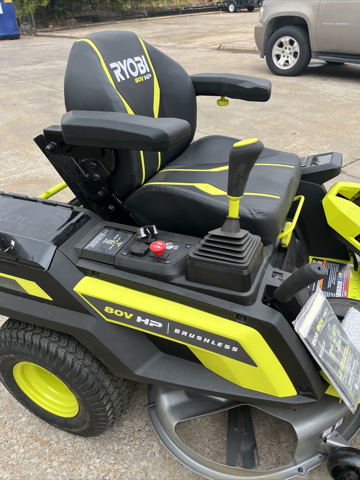 Ryobi Z42Li 80V HP Brushless 42" Electric Zero Turn Riding Lawn Mower eBay