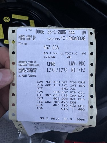 2014-2016 AUDI A6 A7 Q5 B8 8R C7 4G8 3.0L CPNB DIESEL ENGINE ASSEMBLY TDI - Picture 13 of 13