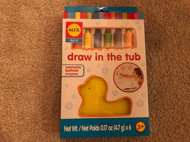 draw in the tub crayons