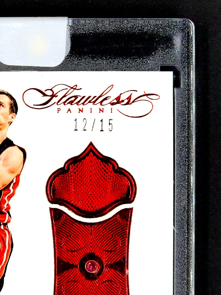 2015 Panini Flawless Ruby #46 Goran Dragic/15 sin circular *Rubí real en tarjeta* Foto 4 de 4