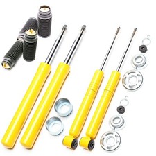 4X TA SPORT-STOßDÄMPFER GAS VORNE HINTEN + STAUBSCHUTZ - VW GOLF 1, JETTA 1