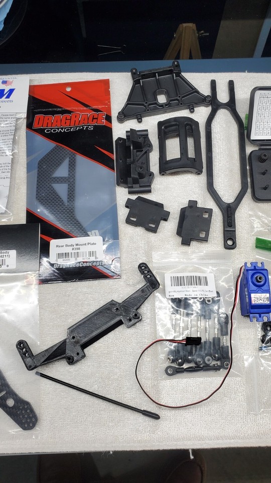 Traxxas Slash Drag Car PARTS LOOK!!!! Box Lot 2 eBay