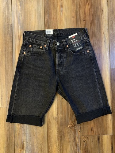 Levis 501 XX 93’ Big “E” Jean Shorts 26 Denim Button Fly Cut Off Made In Egypt - Picture 2 of 18