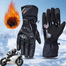 Men's Winter Warm Touch Screen Waterproof Windproof Motorcycle Riding Gloves US