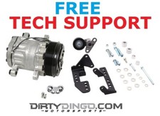 Dirty Dingo OE Sanden SD7B10 LS Low Mount AC Combo Kit Truck, VVT, Camaro, GTO