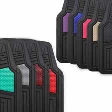 Heavy Duty Tall Channel Rubber Floor Mats Universal For Auto Car Suv Van