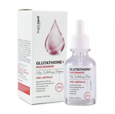 7 day whitening program glutathione 700 Angel's Liquid 7 Day Whitening Program Glutathione 700 V-ampoule 30ml K-Beauty