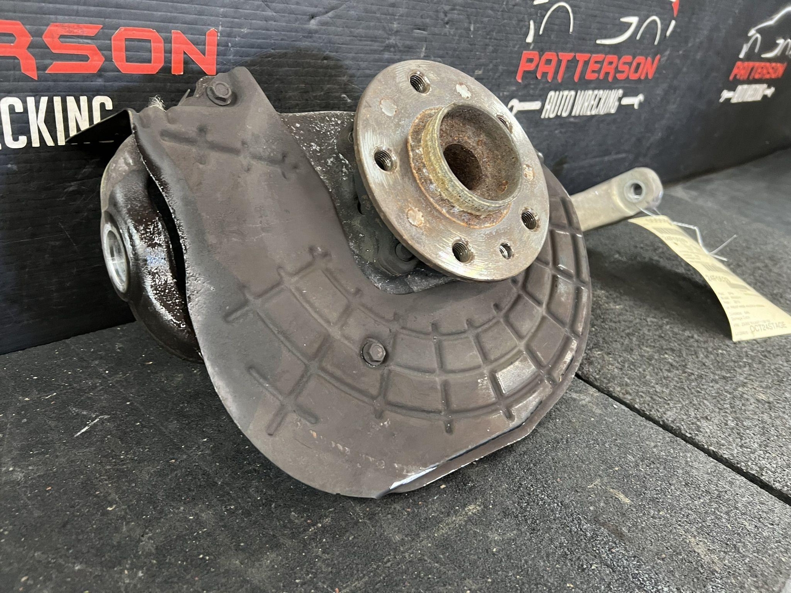 14-17 MASERATI GHIBLI FWD FRONT DRIVER LEFT LH KNEE KNUCKLE