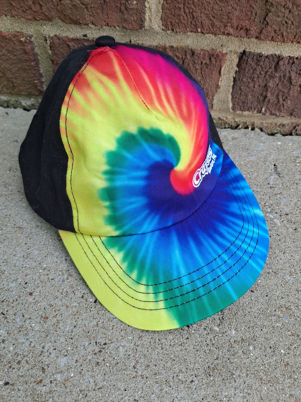 Crayola TieDye Crayon Men's Baseball Hat Cap Adjusta… Gem
