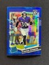Trenton Simpson 2023 Panini Donruss Optic Rated Rookie Blue Hyper Prizm RC #209