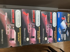 4 Empty Nintendo entertainment system action set NES Box and Styrofoam Only