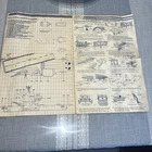 GI.JOE HASBRO 1985 USS FLAGG BLUEPRINTS INSTRUCTION SHEET