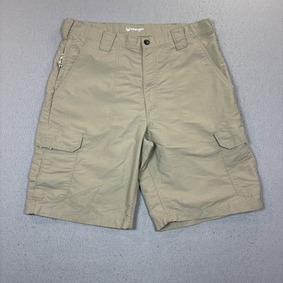 Wrangler ATG All Terrain Gear Men's Khaki Tan Cargo Shorts Size 34