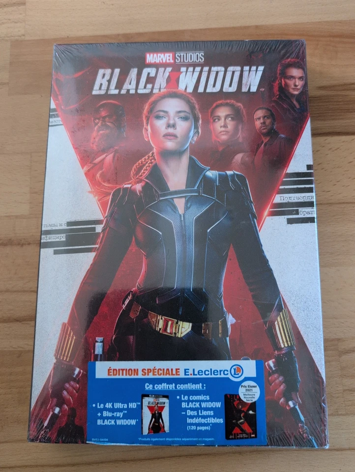 Coffret 4K Ultra HD + Blu-ray + Comics Neuf Black Widow Édition Spéciale - Photo 1/2