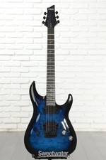 Schecter Omen Elite-6 Electric Guitar - See Thru Blue Burst