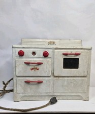 Vintage Little Chef Toy Electric Stove, Heater Works 
