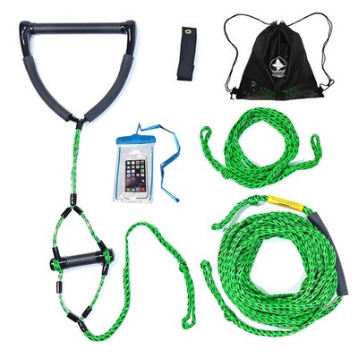 75ft Wakeboard Rope with 2 Handles Boat Tow Rope for Tubing Water Ski Line