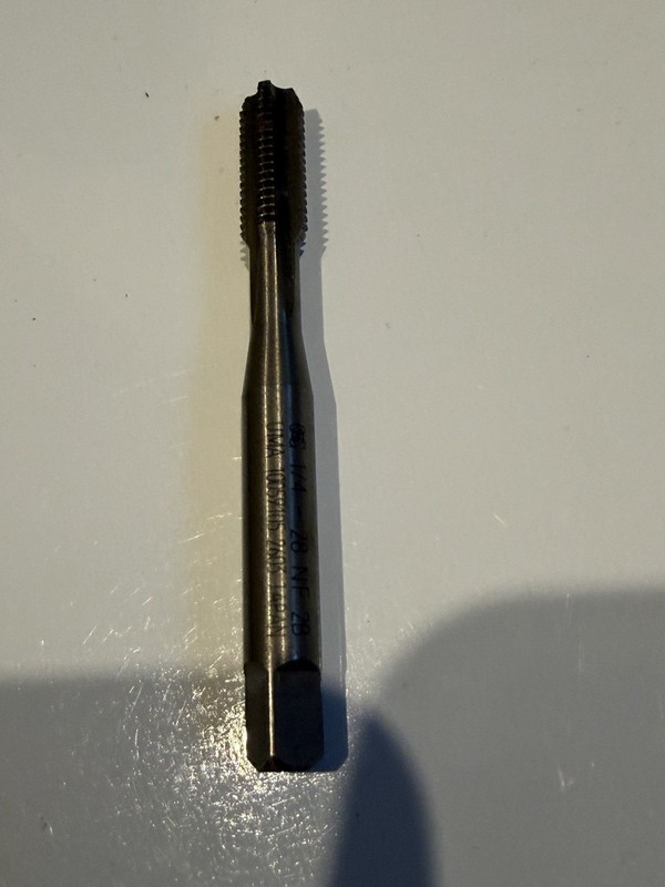 NEW 1/4-28 NF 2B SOLID CARBIDE TAP 4 FLUTE BOTTOMING OSG CARB