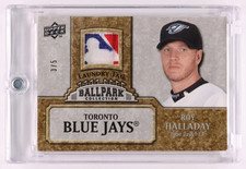 🔥2009 Upper Deck Ballpark Collection Roy Halladay Laundry Tag 3 /5 🔥