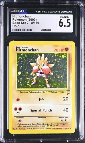 Hitmonchan graded CGC 6.5 for sale on eBay