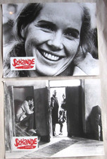 SCHANDE - 6 Aushangfotos - INGMAR BERGMANN Liv Ullmann MAX VON SYDOW Skammen
