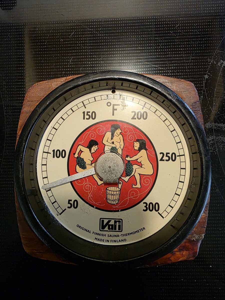 Vari Sauna Thermometer Original Finnish Sauna Made in Finland