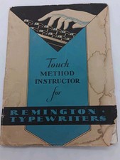 Touch Method Instructor For Remington Typewriters *FREE SHIPPING* thumbnail