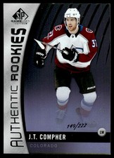 2017-18 SP Game Used Authentic Rookies Rainbow J.T. Compher 149/222 Colorado