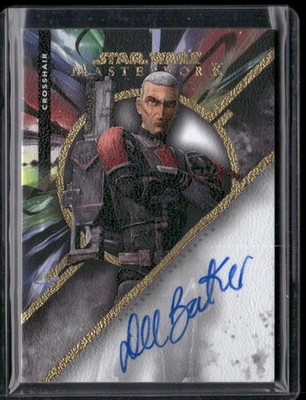 Topps Star Wars Masterwork Dee Bradley Baker Crosshair Auto 13/25 MWA-DB5 Card