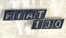 Rare Pair Of Excellent 1970s Fiat Emblems - The Fiat 132gls And The Fiat 130 Rare Pair Of Excellent 1970s Fiat Emblems - The Fiat 132gls And The Fiat 130