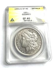 ANACS 1901 MORGAN EF 40 SILVER DOLLAR,