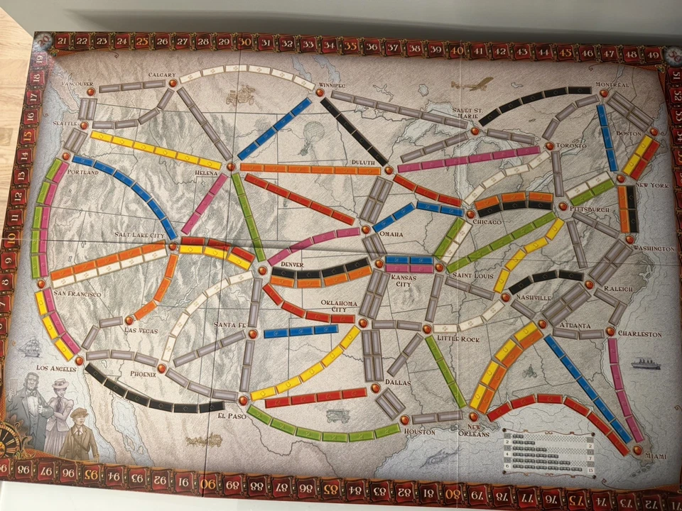 Days of Wonder Ticket To Ride de Alan R. Moon Train Adventure juego de mesa Foto 2 de 4