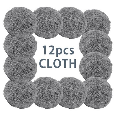 12Pcs Replacement Mop Cloths For Hobot 168 188 198 368 388 Window Cleaning Robot