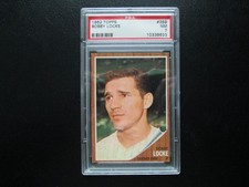 BOBBY LOCKE 1962 TOPPS BASEBALL CARD # 359 GRADED PSA 7 NM