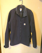 Carhartt Men s Softshell Jacket Full Zip Stand-Up Collar Black 2XL Regular