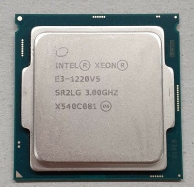 [Used Parts] Multiple Purchase CPU Intel Xeon E3-1220v5 3.0GHz TB 3.50GHz SR2LG
