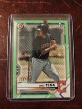 2021 Bowman Prospects Jose Tena #BP-128 Neon Green Border /399 (RC)