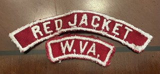Red Jacket West Virginia RWS Community Strip Buckskin Council Boy Scout Patch
