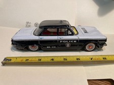 Vintage Yonezawa Chevrolet CORVAIR Tin Friction Police Toy Car