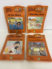 Lot Of 4 LeapFrog Schoolhouse Books w/ Cartridges - Level 4
