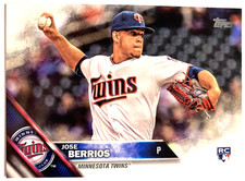 JOSE BERRIOS ROOKIE • 2016 Topps #US176 • SHARP TORONTO BLUE JAYS RC!!!