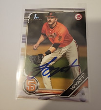 Logan Wyatt Signed 2019 Bowman Draft Baseball Card SF Giants #BD29