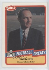 1989 Swell Football Greats Dan Reeves #67 tv5
