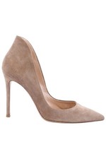 GIANVITO ROSSI TAN SUEDE PUMPS EU 38.5 UK 5.5 US 8.5