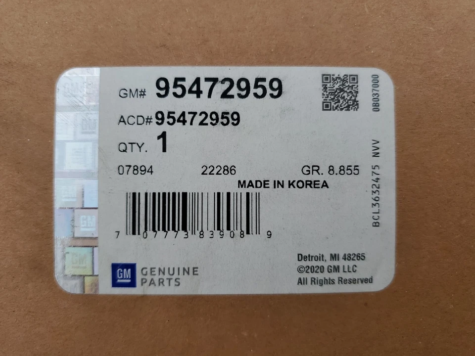 Motor soplador HVAC equipo original Chevy Sonic 2012-2020 ACDelco GM 95472959 Foto 3 de 3