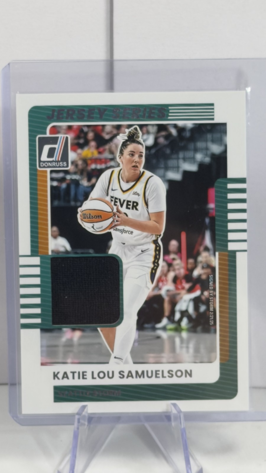 Katie Lou Samuelson 2025 Donruss WNBA Jersey #84 Seattle Storm