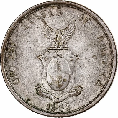 Philippines, 50 Centavos, 1945, San Francisco, Argent, TTB+, KM:183 - Photo 1/2