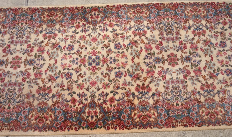 KARASTAN RUG IVORY KIRMAN RUNNER #788 2'10