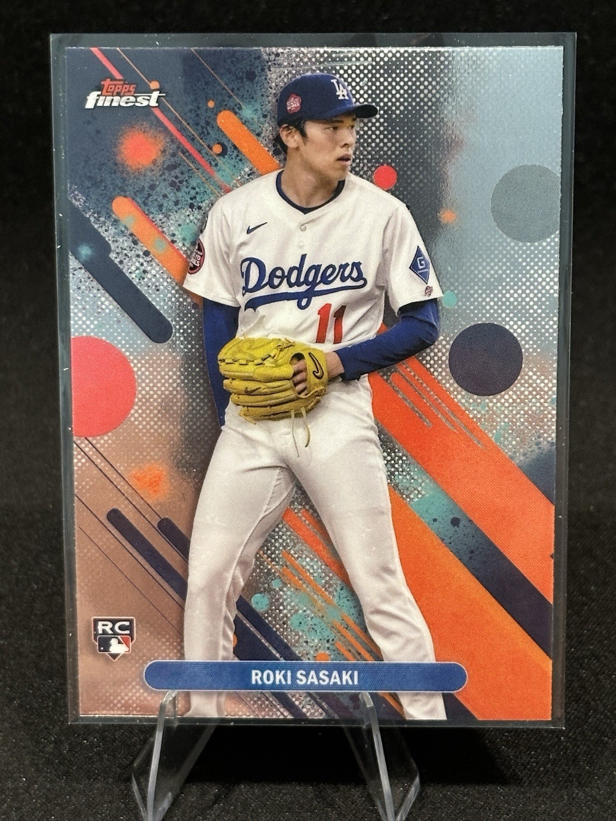 2025 Finest Refractor Roki Sasaki Rookie #40 RC Los Angeles Dodgers