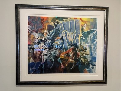 PichiAvo Orphicalhymn 1 to Nike 18 - SOLD OUT! xx/50 Signed & # ed PROF FRAMED!